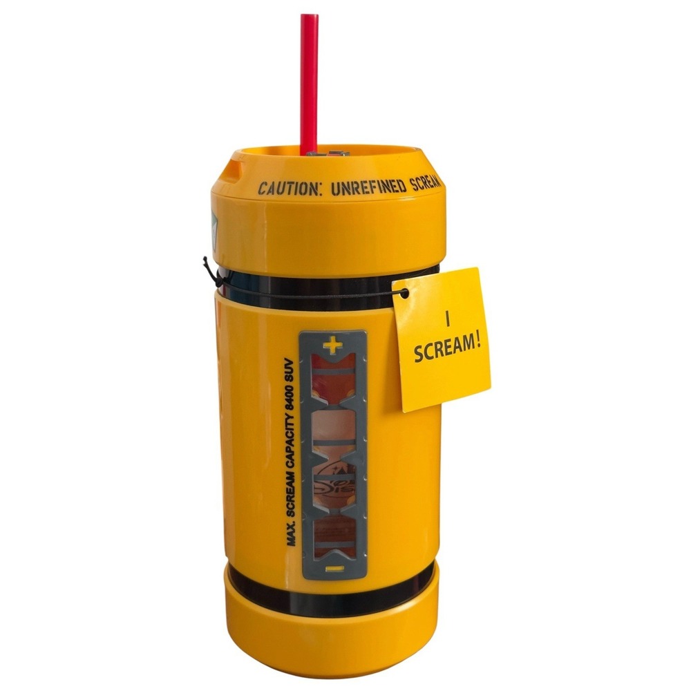 Disney Parks Monsters Inc Scream Can Scare Canister Water‎ Bottle Tumbler Mug